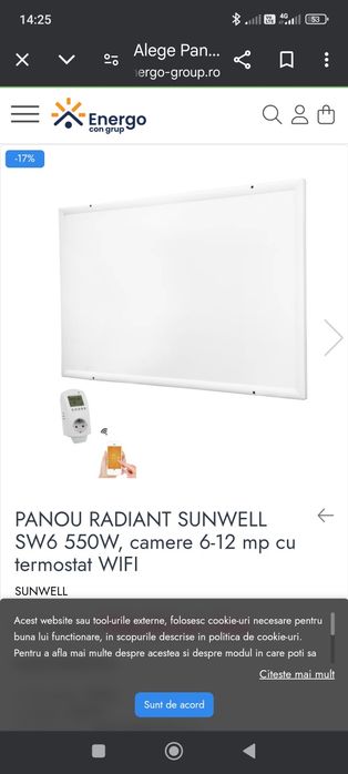 Panourile radiante caldura