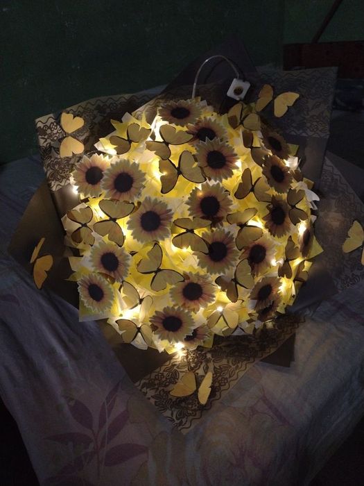 Букеты на заказ ромашек