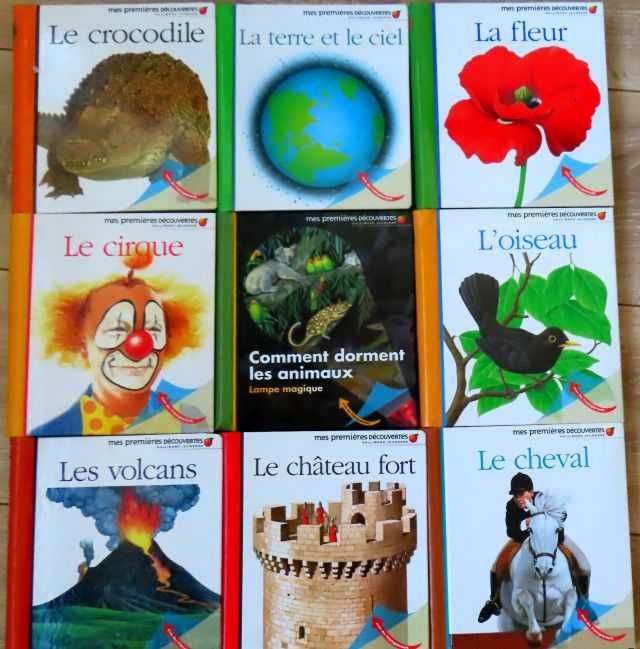 Cărți franceză & engleză pt. preșcolari și respectiv ciclu gimnazial