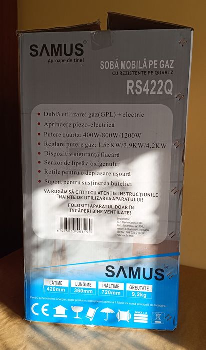 Sobă Mobilă Samus RS422Q