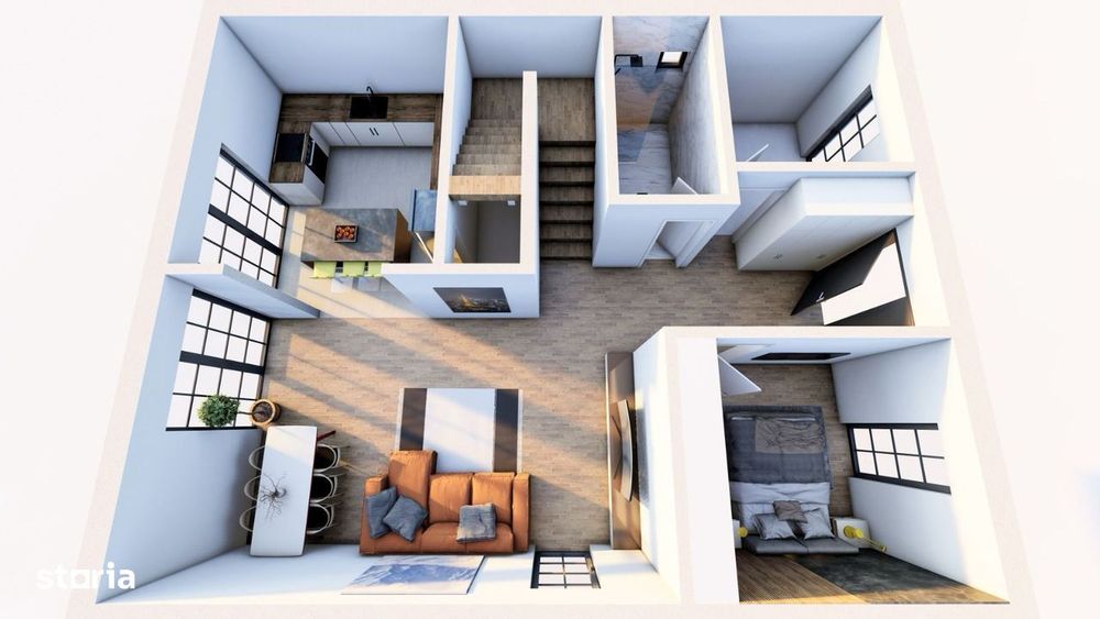 Casa/ vila individuala 5camere, direct dezvoltator!