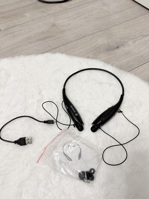 Căști bluetooth pe gât anti-cadere