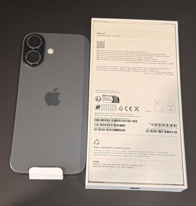 Iphone 17 256 Gb Black Factura/Garantie 24 luni