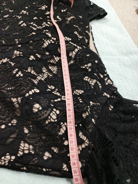 Ажурное,Вечернее,черное платье  46-48 размер