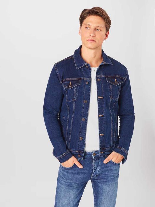 Ново Дънково яке Denim Project 'Kash' Тъмносиньо