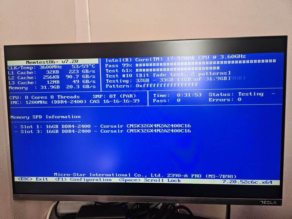 Kit memorii laptop 2x 16GB DDR4 2400Mhz Corsair Vengeance