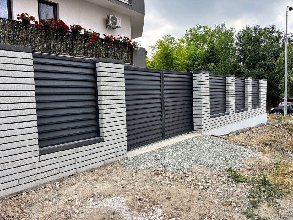 Porți metalice la comandă | Batante și culisante | Măsurători și montaj