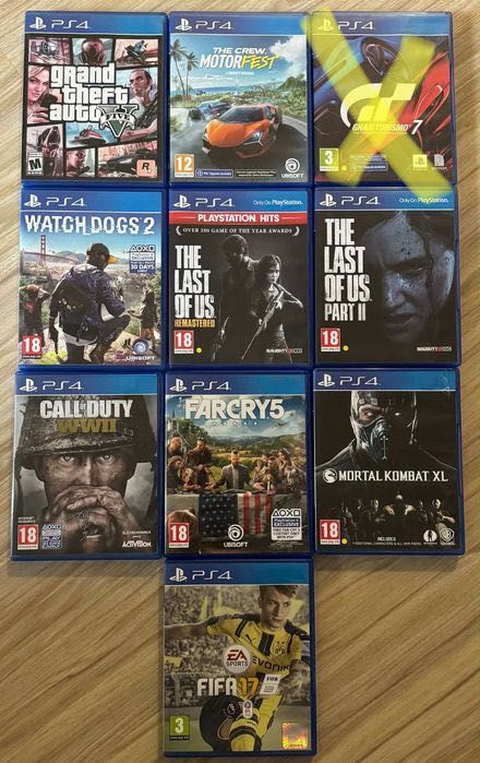 Игри за плейстейшън 4. - 9 бр.