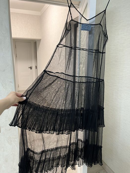 Платье с комбинацией