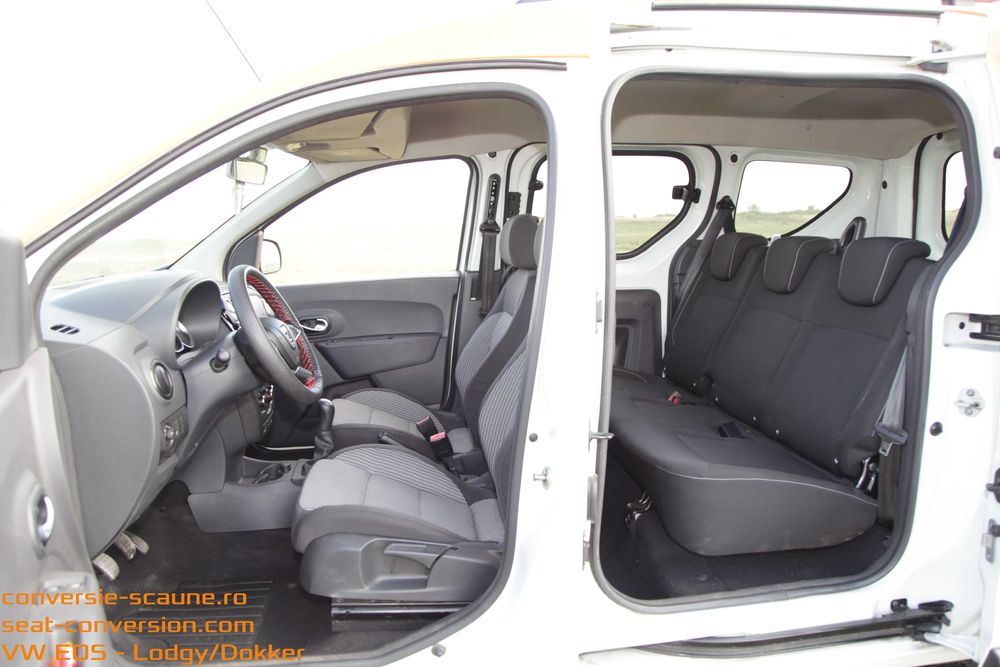 Sistem adaptare scaune de VW EOS pe Lodgy Dokker
