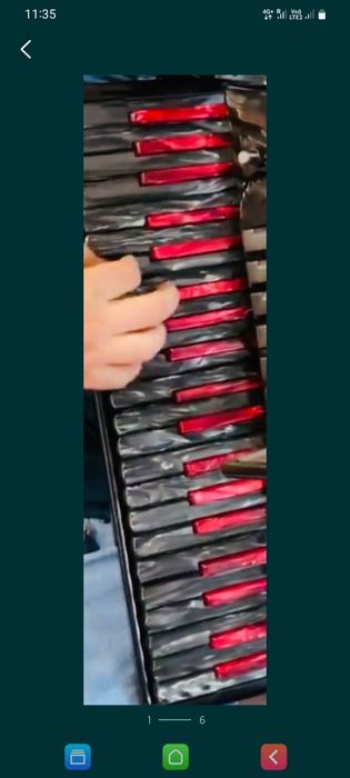 Clape pentru acordeon