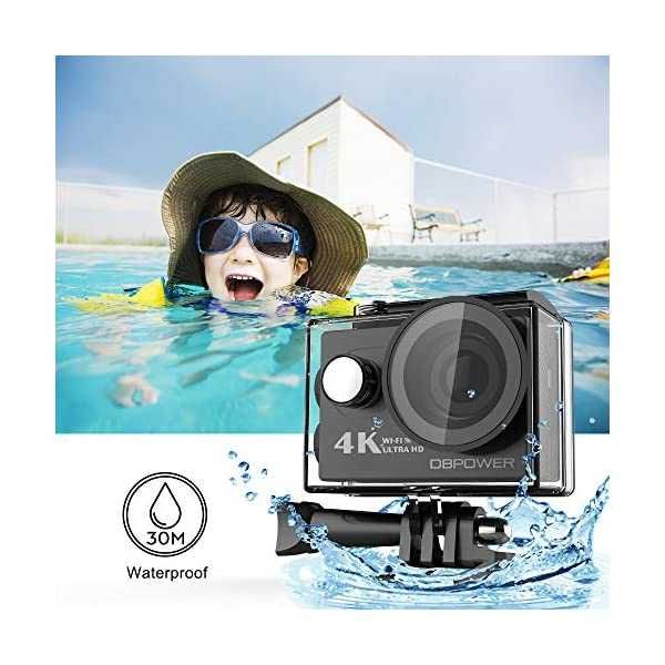 Action Camera 4K, wifi, DBPOWER, waterproof, sigilat!