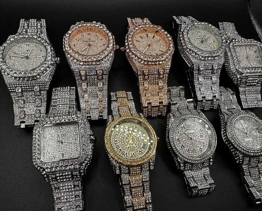 Диамантени часовници Cartier , Rolex , AP iced out