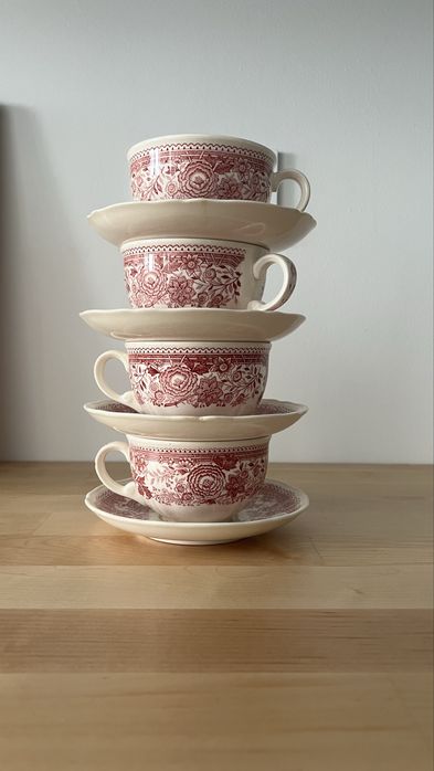 Set 4 cesti cu farfurie Burgenland Villeroy Boch