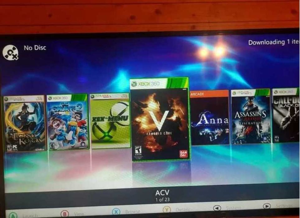 Xbox 360 Modat RGH cu HDD de 120 GB ,peste 20 jocuri GTA 5, FIFA 19 , minecraft