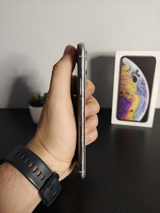 iPhone Xs, Silver 256GB - în Condiție Excelentă!