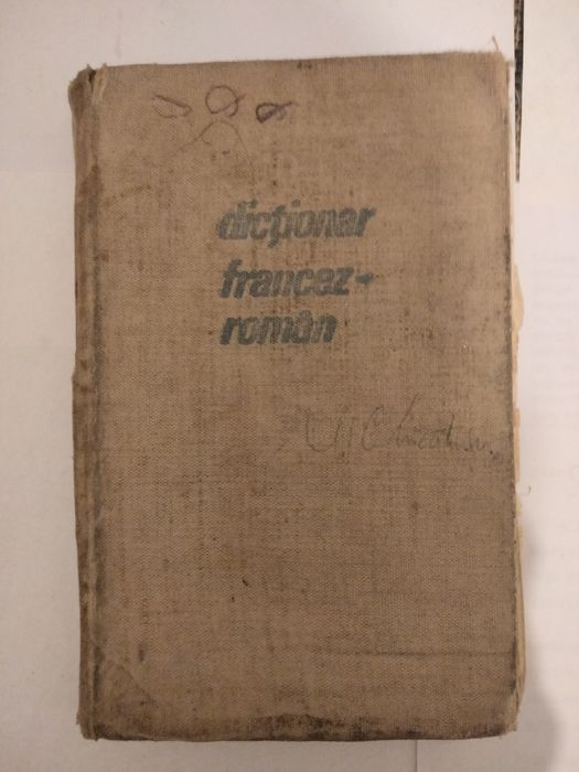 Dicționar vechi din 1970