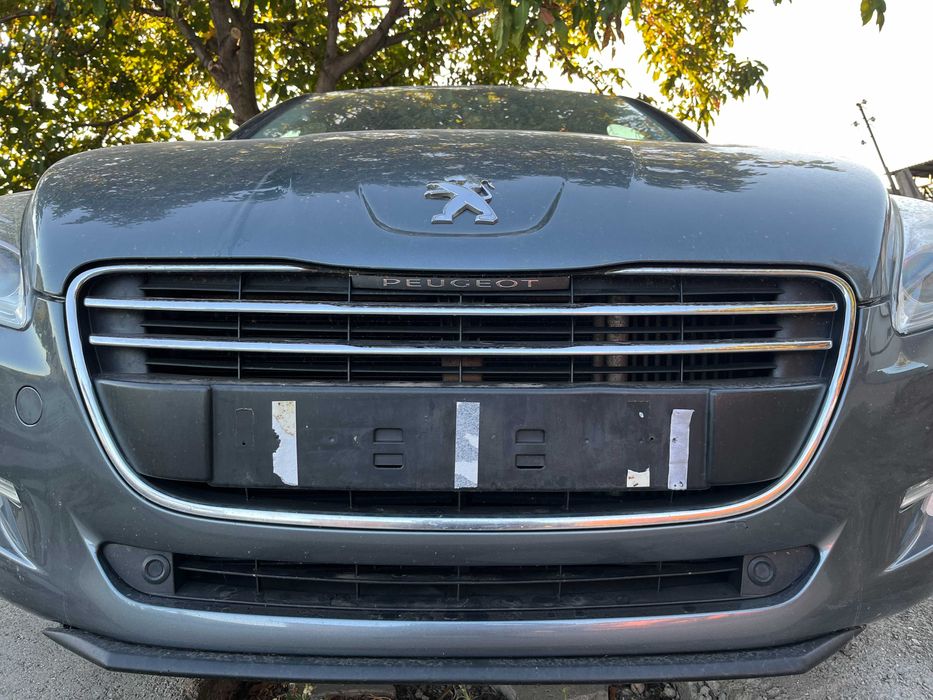 Предна броня Преден капак ТЪМНОСИВ МЕТАЛИК Peugeot Пежо 508 pejo