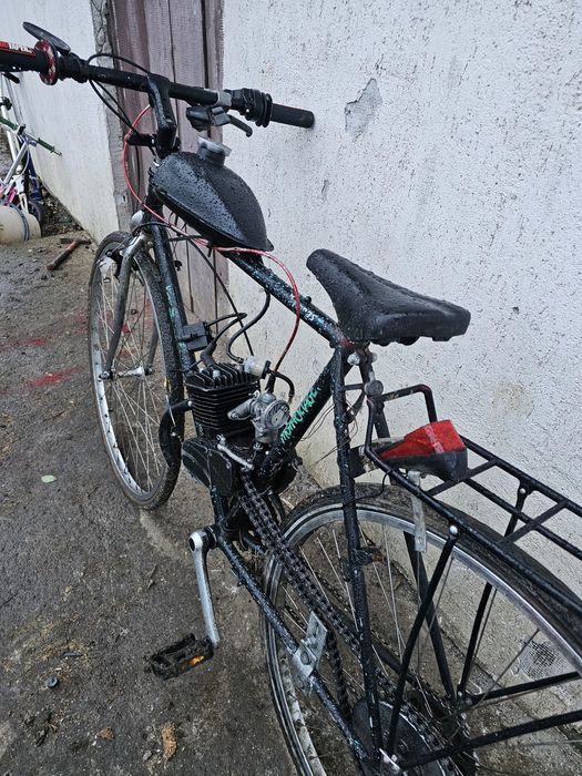 Bicicleta cu motor 80cc 2t