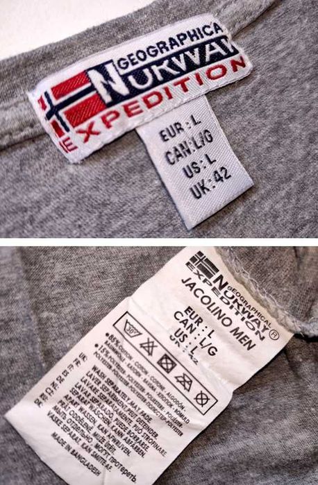 Fred Perry; Geographical Norwey Short Sleeve Mens - M - 2бр. оригинални мъжки тениски