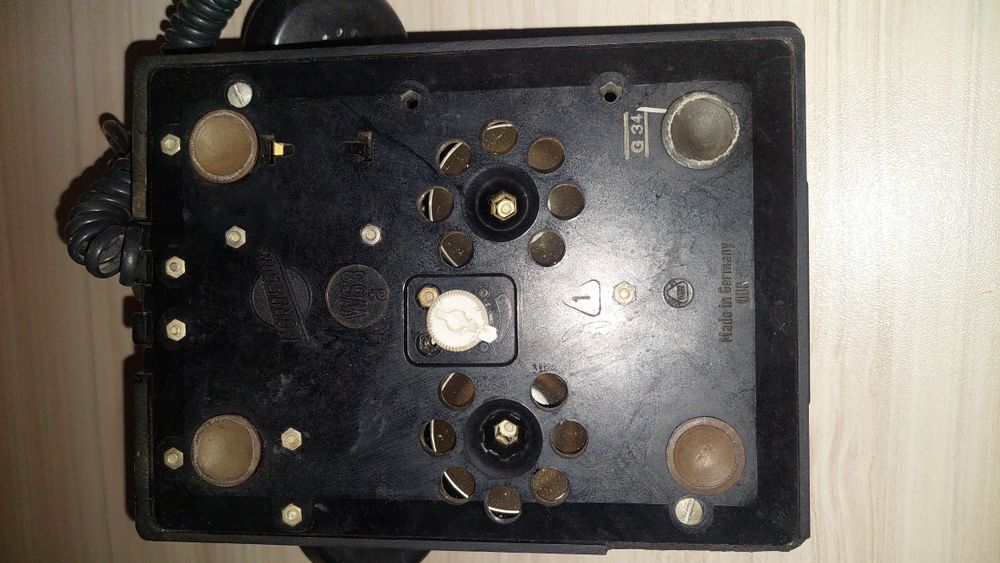 Стар бакелитов текефон NORFERN W 63a с шайба DDR