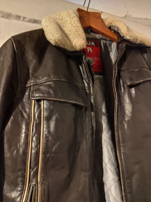 Авиаторски кожен бомбър яке,страхотен