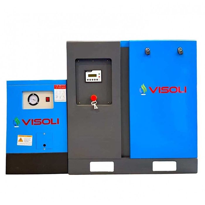 Compresor surub 15kw/10 bari Visoli +Uscator--NOU