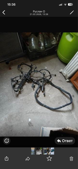 Продам двигатель на мерседес спринтер вместе с коробкой передач .