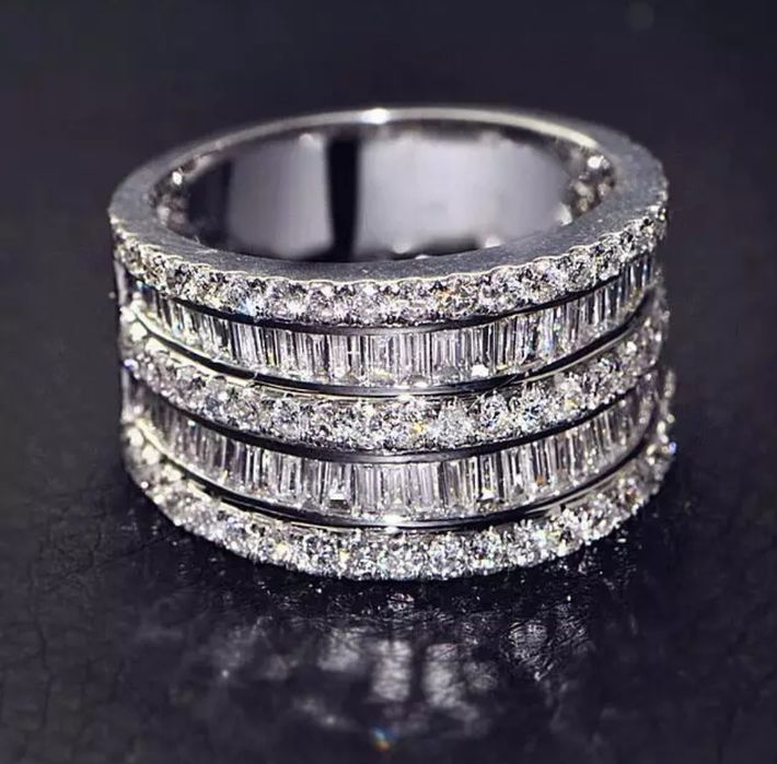 Дамски посребрени пръстени