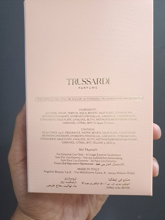 Trussardi delicate rose