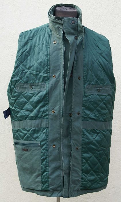 Geaca Paul&Shark Yachting verde cu vesta marimea M/L