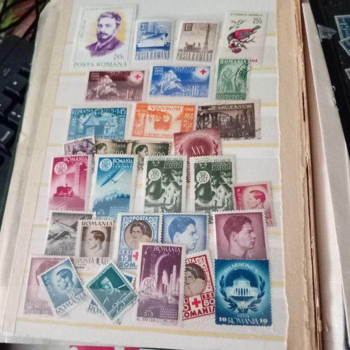 Timbre Romania +Colite+plicuri prima zi