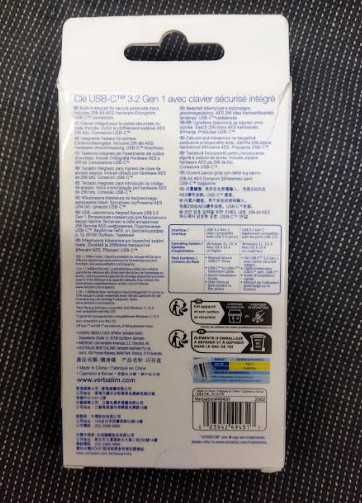 USB Flash памет Verbatim Keypad Secure 64GB, USB 3.2, AES 256-bit