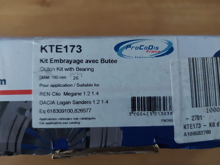 Kit ambreiaj Renault,Dacia 1,2 și 1,4