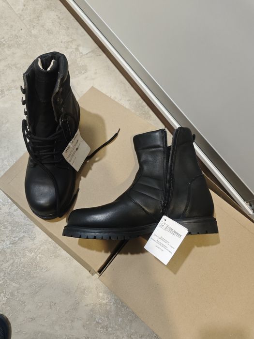 Мъжки кубинки и боти естествена кожа. Номер 44 .