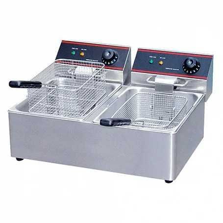 Фритюрница 11+11л, большая Фритюрница 11+11л, Фритюрница для чикен