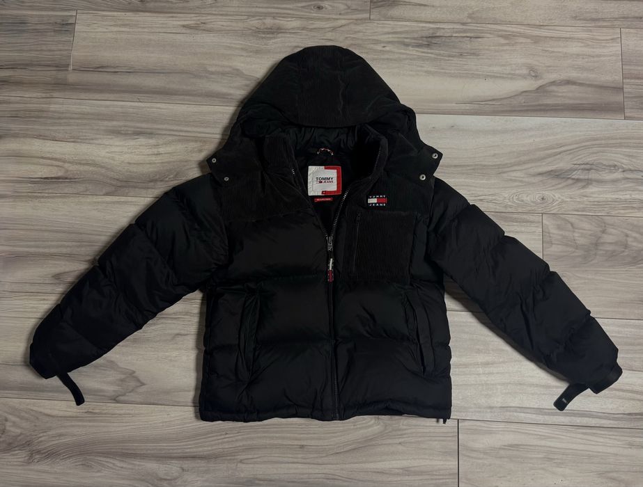 оригинално яке Tommy Jeans Cord Mix Alaska