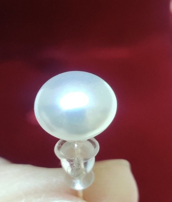 Жемчужные серьги пусеты