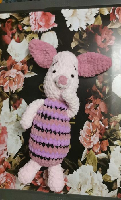 Jucărie pluș croșetata manual Tigru, din seria Winnie the pooh