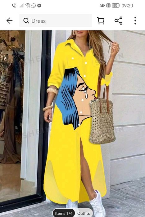 Rochie stil cămașă XXL