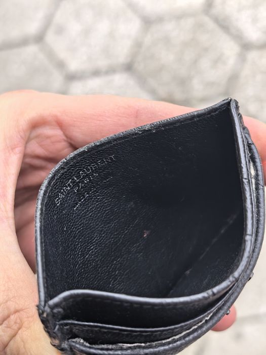 YSL Saint Laurent Cassandre Matelasse Cardholder