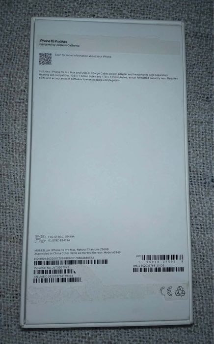 IPhone 15 Pro Max 256GB