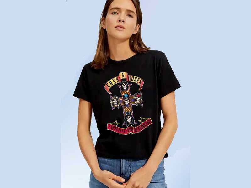 Дамска тениска Guns N' Roses Различни модели