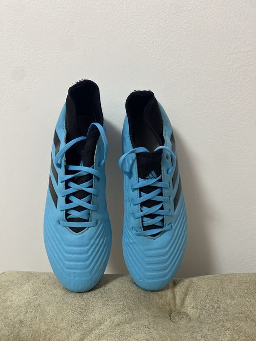 Ghete fotbal copii adidas F50, ghete fotbal copii adidas 19.3 albastru