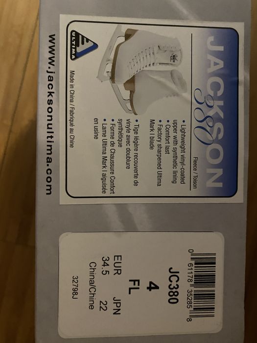 Коньки Jackson, 34,5 р