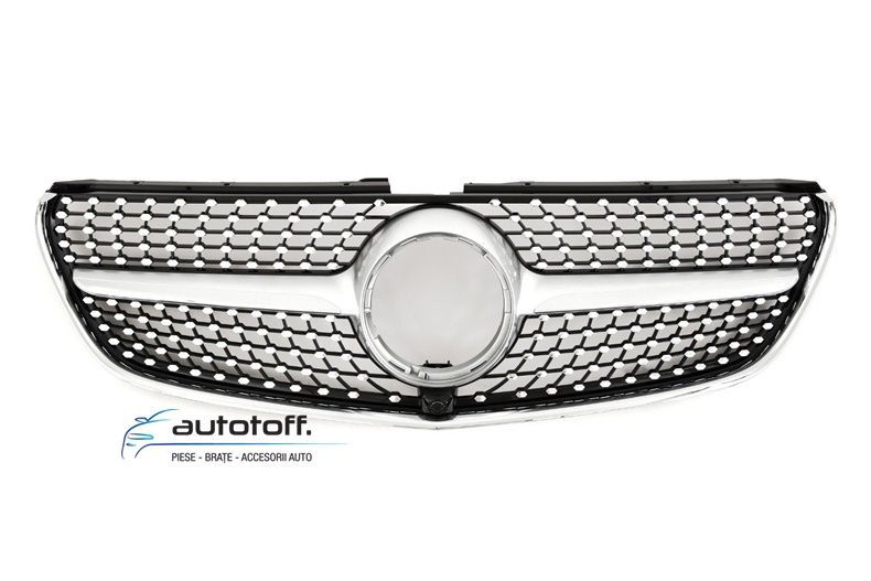 Grila compatibila cu Mercedes V-Class W447 (14-19) model Diamond