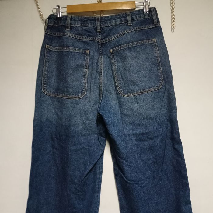 Blugi baggy talie ajustabila