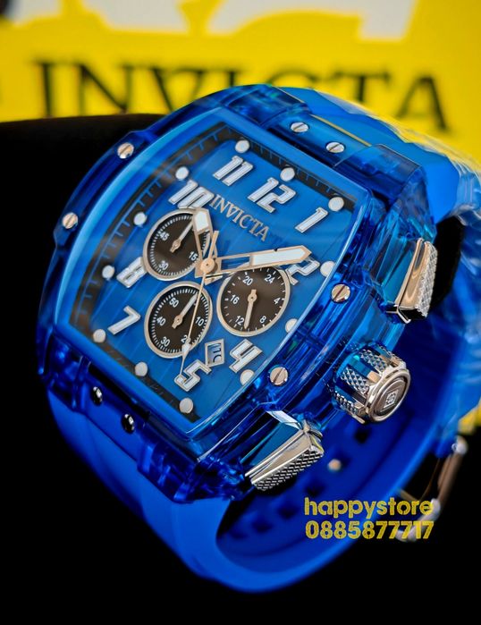 INVICTA Ghost Blue 47 mm, Инвикта нов ръчен часовник