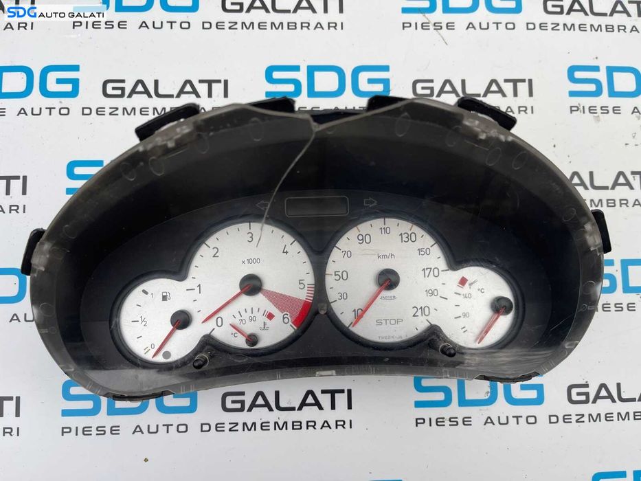 Ceas Ceasuri Cluster Instrumente Bord Peugeot 206 2.0 HDI 1998 - 2012 Cod 9648837280 [B2955]