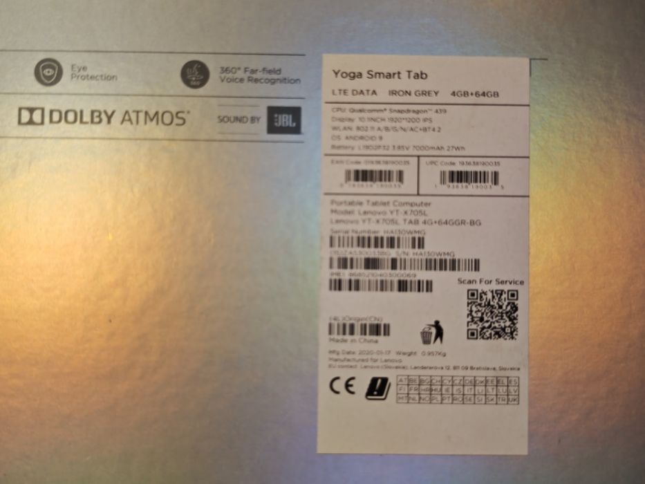 Lenovo Tab 4 10 Plus LTE
4GB RAM / 64GB